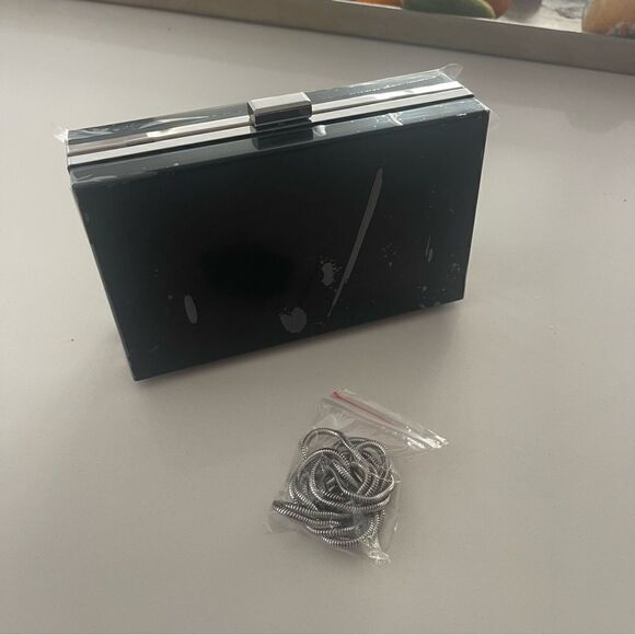 Rachel Zoe for Box of Style Clutch in Black - New in plastic - Picture 9 of 11